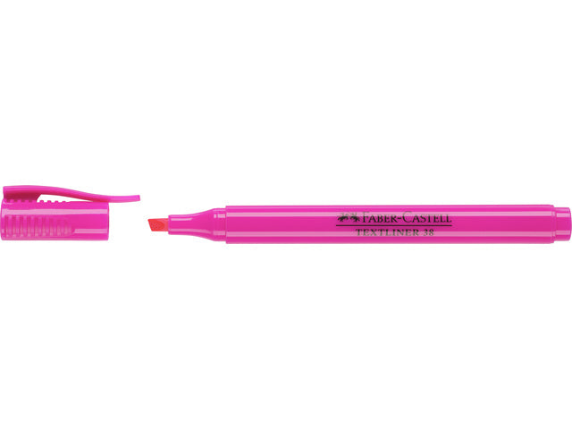 tekstmarker Faber-Castell 38 roze