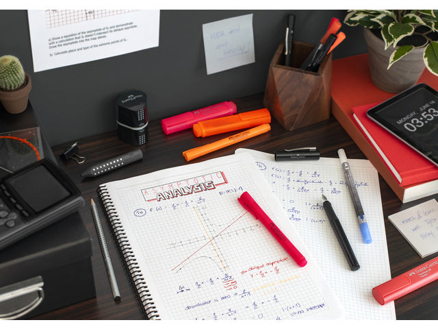 tekstmarker Faber-Castell 38 roze