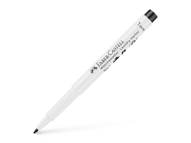 Wasmarkeerstift Faber-Castell schwarz runder Punt