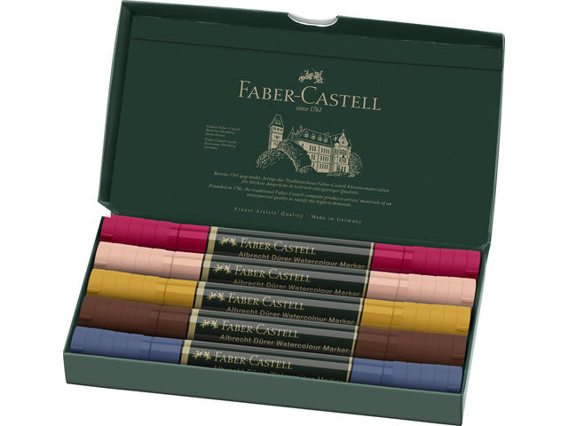 Aquarelmarker Faber-Castell Albrecht Dürer, doos á 5 stuks Portret