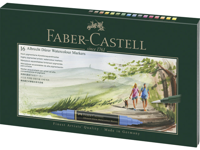 Aquarelstift Faber-Castell Albrecht Dürer geschenkset 17 delig.