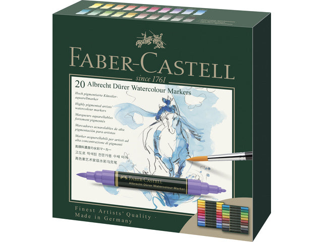 Aquarelmarker Faber-Castell Albrecht Dürer doos a 20 stuks