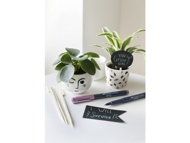 Marker Faber-Castell metallic kleur assorti lijnbreedte 1,5mm