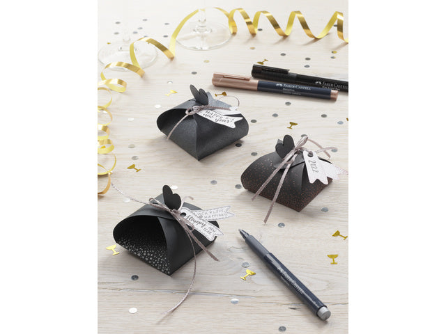 Marker Faber-Castell metallic kleur assorti lijnbreedte 1,5mm