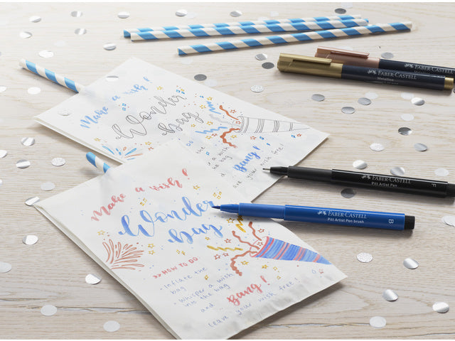 Marker Faber-Castell metallic kleur assorti lijnbreedte 1,5mm