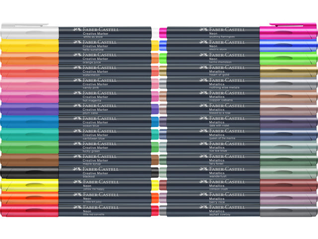 Creatief marker Faber-Castell set van 30 stuks