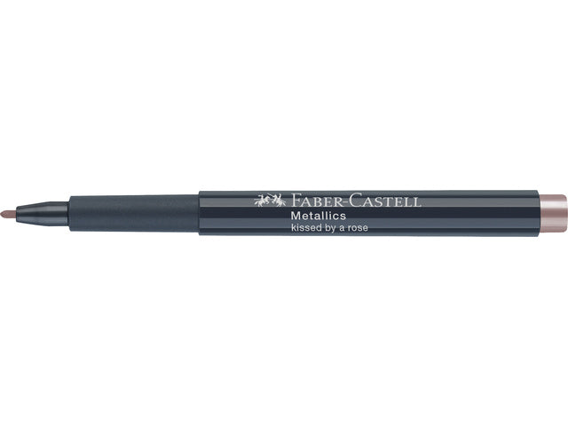Marker Faber-Castell Metallic Gekust door een roos