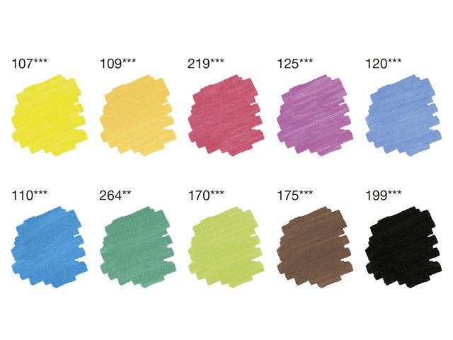 Tekenstift Faber-Castell Pitt Artist Pen Duo Marker, Etui mit 10 Stück