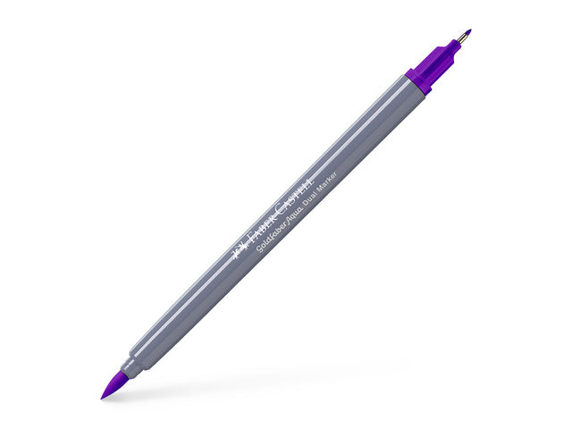 Duo aquarelmarker Faber-Castell Goldfaber 284 paars