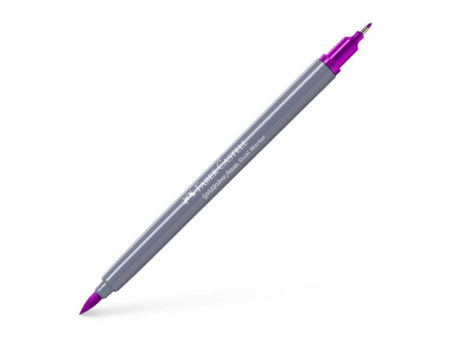 Duo aquarelmarker Faber-Castell Goldfaber 228 helder magenta