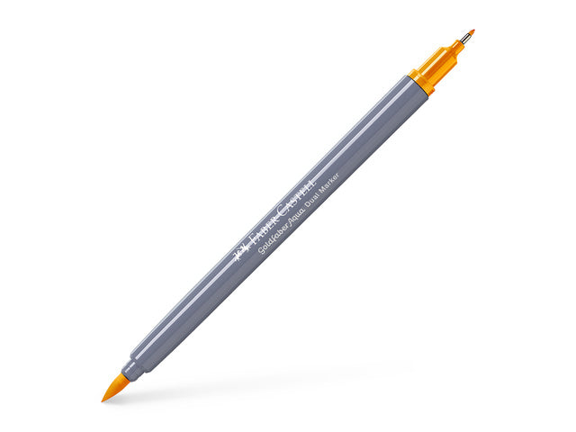Duo aquarelmarker Faber-Castell Goldfaber 109 chroomgeeldonker