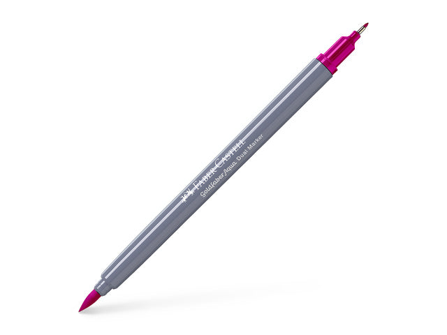 Duo aquarelmarker Faber-Castell Goldfaber 125 paars middel