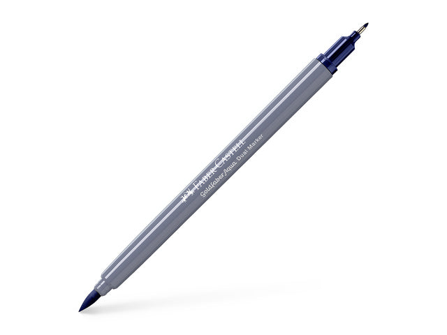 Duo aquarelmarker Faber-Castell Goldfaber 247 indanthreen blauw