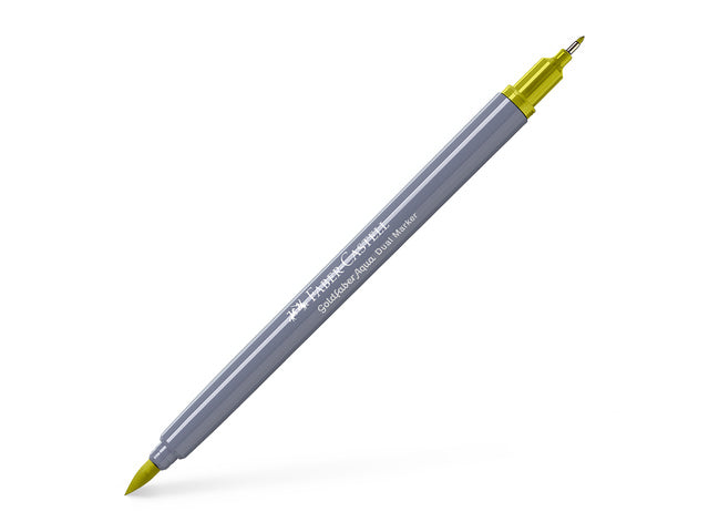 Duo aquarelmarker Faber-Castell Goldfaber 370 geelachtig mei groen