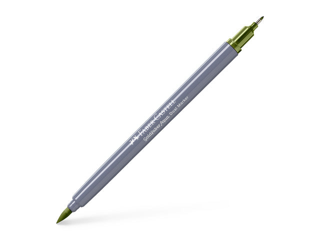 Duo aquarelmarker Faber-Castell Goldfaber 174 chroomgroen