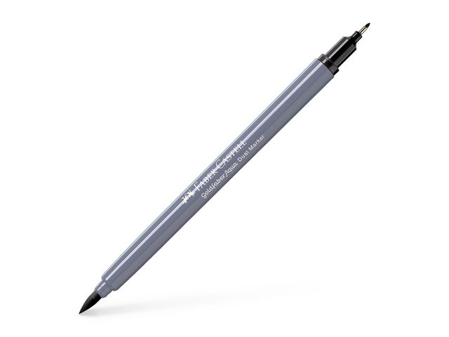 Duo aquarelmarker Faber-Castell Goldfaber 199 zwart