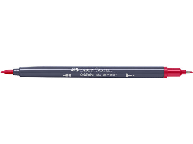 Sketchmarker Faber-Castell Goldfaber 126 permanent carmine op alcoholbasis
