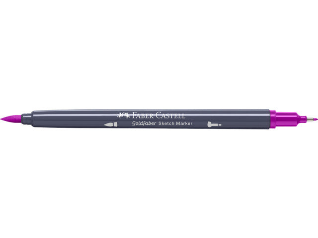 Sketchmarker Faber-Castell Goldfaber 125 middle purple pink op alcoholbasis