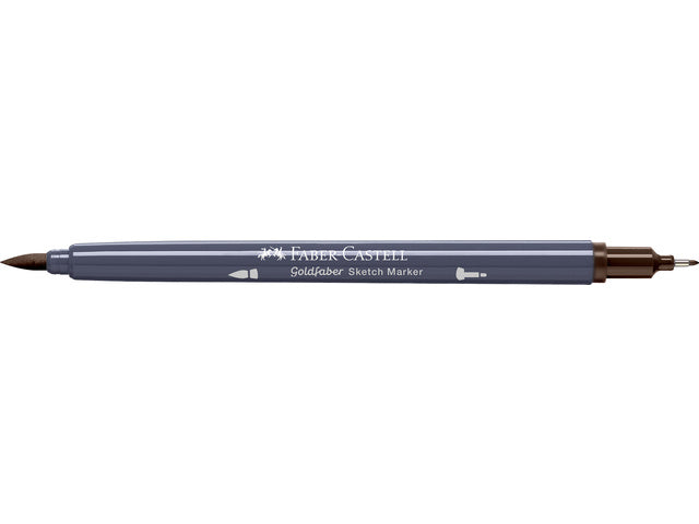 Sketchmarker Faber-Castell Goldfaber 280 burnt umber op alcoholbasis