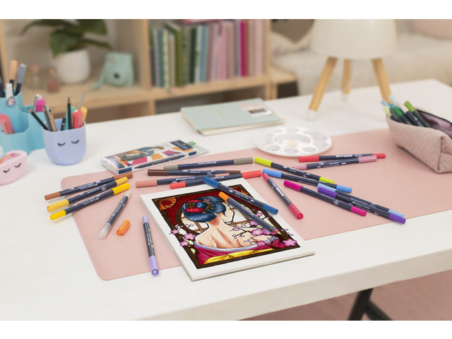 Sketchmarker Faber-Castell Goldfaber etui 6 stuks Manga op alcoholbasis