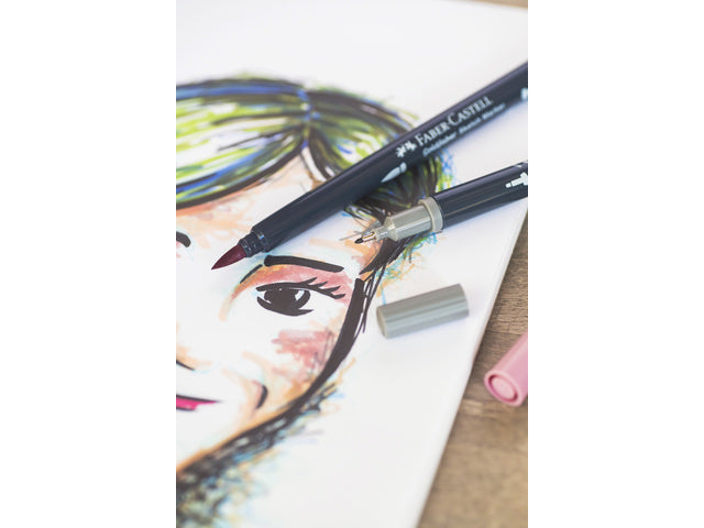 Sketchmarker Faber-Castell Goldfaber etui 6 stuks Portrait op alcoholbasis