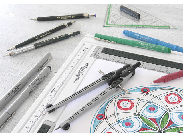 Tekenpen Faber-Castell Ecco pigment 8 st. diverse lijnbreedtes