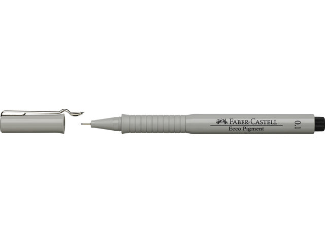 tekenpen Faber-Castell Ecco Pigment 0,1 mm zwart