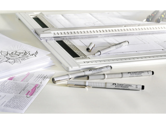Tintenstift Faber-Castell Ecco Pigment 0,2 mm schwarz