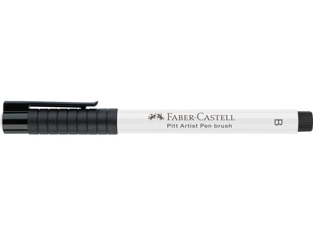 Tekenstift Faber-Castell Pitt Artist Pen B 101 weiß