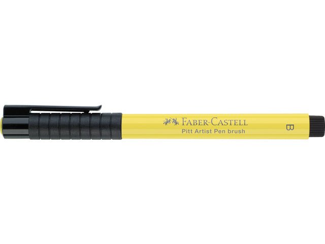Tekenstift Faber-Castell Pitt Artist Pen Brush 104 lichtgeel