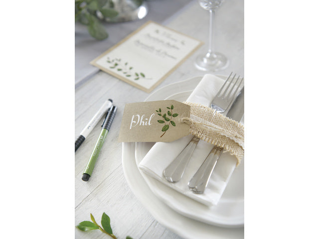 Kalligrafiepen Faber-Castell Pitt C 174 chroomgroen ondoorzichtig