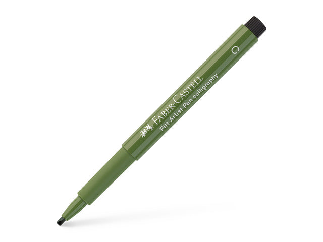Kalligrafiepen Faber-Castell Pitt C 174 chroomgroen ondoorzichtig