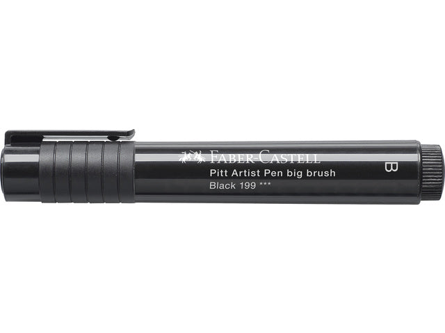 Tekenstift Faber-Castell Pitt Artist Pen Big Brush 199 schwarz