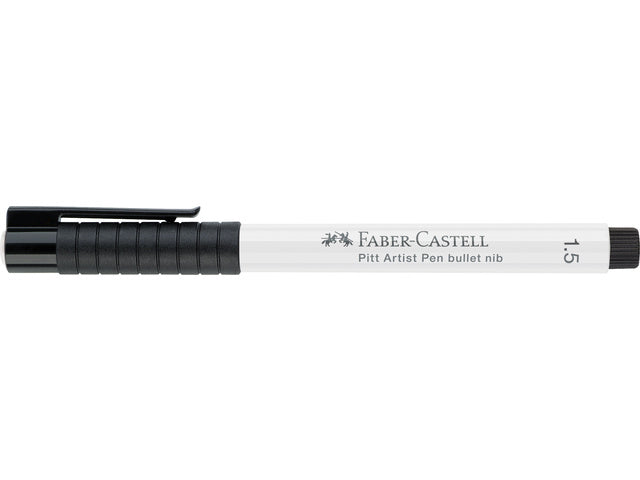 Tekenstift Faber-Castell Pitt Artist Pen 1,5 101 wit