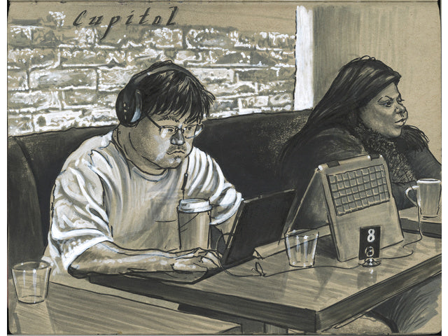 Tekenstift Faber-Castell Pitt Artist Pen 1,5 101 wit