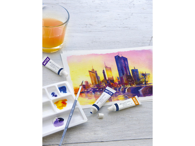 Waterverf Faber-Castell 24 stuks assorti kleuren