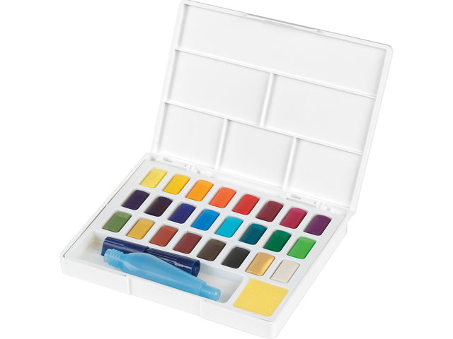 Waterverf Faber-Castell in box met 24 kleuren