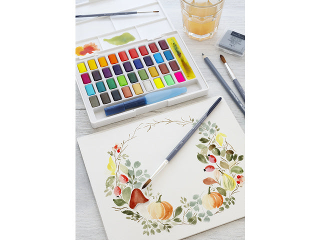 Waterverf Faber-Castell in box met 36 kleuren