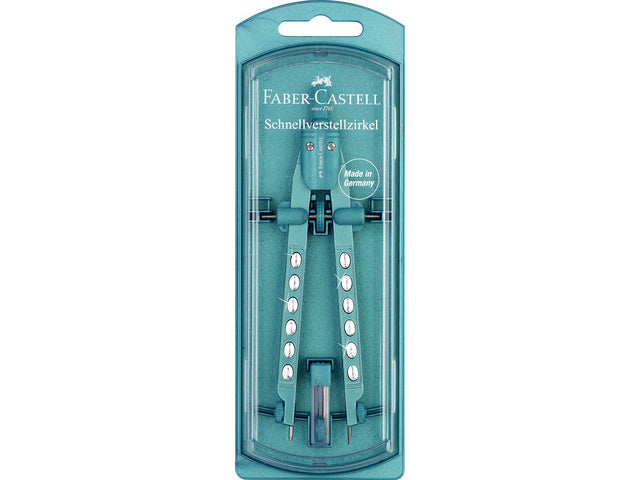 Snelverstelpasser Faber-Castell Factory Sparkle assorti ocean, violet, rose metallic