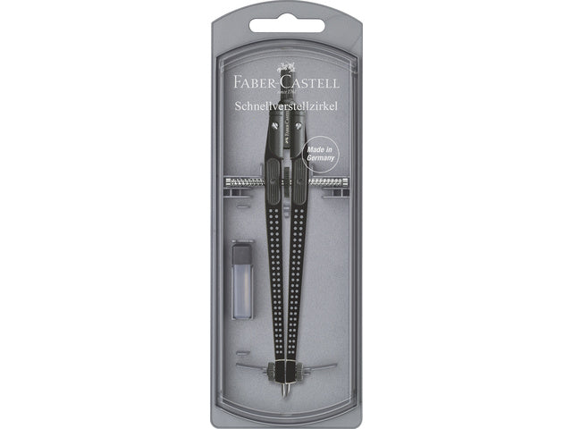 snelverstelpasser Faber-Castell Grip zwart