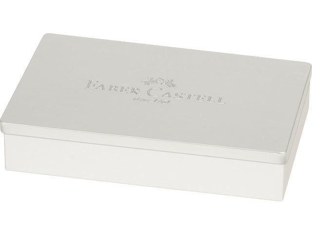 Bewaarblik Faber-Castell geschikt für 36 Potloden. Vorrätig an 3 Einlegeschalen.