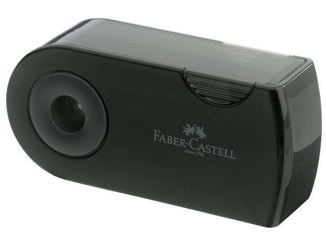 puntenslijper Faber-Castell "Sleeve" zwart 2-gaats