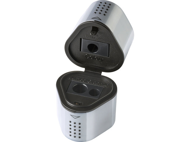 puntenslijper Faber-Castell GRIP 2001 Trio zilver