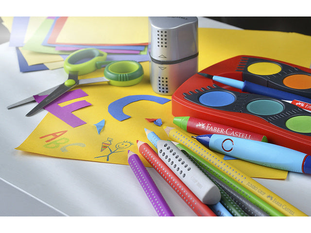 puntenslijper Faber-Castell GRIP 2001 Trio zilver