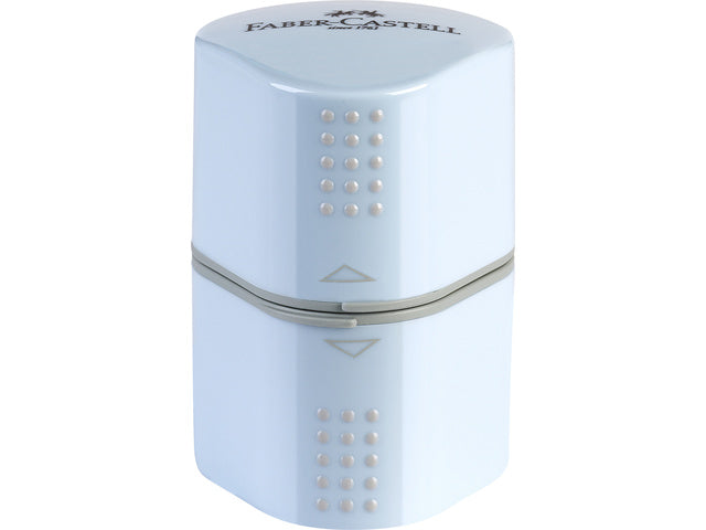 Puntenslijper Faber-Castell greeptrio hemelsblauw