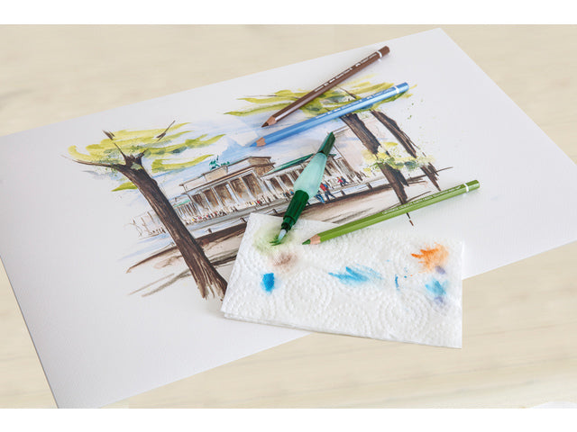 Penseel Faber-Castell met watertank medium