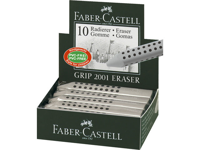 gom Faber-Castell GRIP 2001 grijs