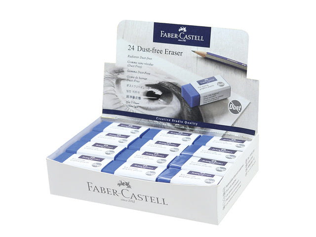 gom Faber-Castell stofvrij blauw