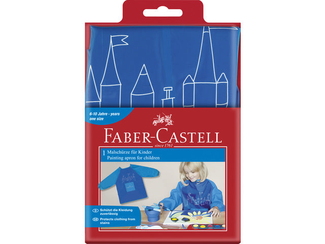 Verfschort Faber-Castell blauw