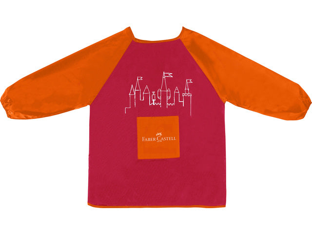 Verfschort Faber-Castell rood/oranje